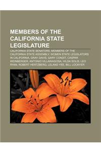 Members of the California State Legislature