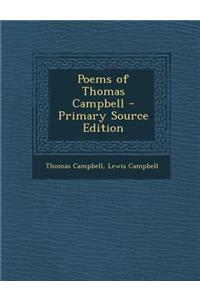 Poems of Thomas Campbell