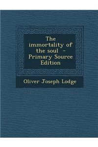 The Immortality of the Soul