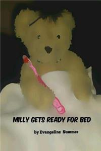 Milly gets ready for bed