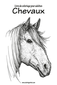 Livre de coloriage pour adultes Chevaux 1