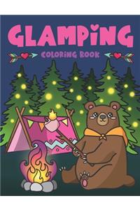 Glamping Coloring Book