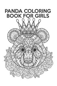 Panda Coloring Book For Girls