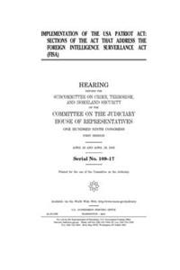 Implementation of the USA PATRIOT ACT