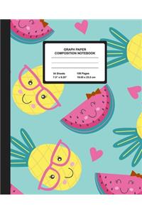 Graph Paper Composition Notebook