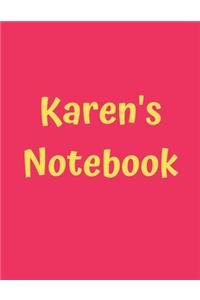 Karen's Notebook