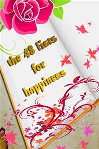 The 48 lists for happiness journal
