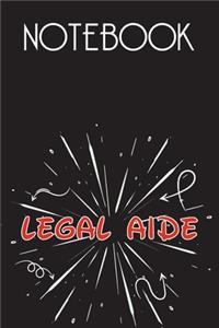 LEGAL AIDE Notebook, Simple Design