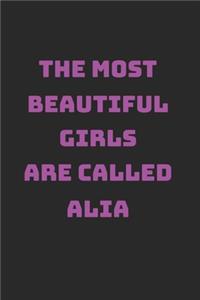 Alia Girl Woman Notebook