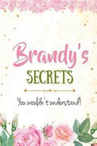 Brandy's Secrets personalized name notebook for girls and women
