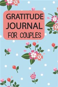 Gratitude journal for couples