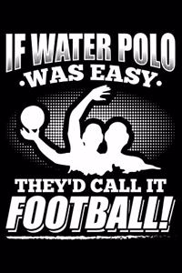 If Water Polo was easy they'd Call it Football!