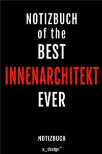 Notizbuch für Innen-Architekten / Innen-Architekt / Innen-Architektin
