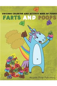 Unicorn Coloring And Activity Book Of Funny Farts And Poops