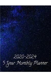 2020-2024 5 Year Monthly Planner
