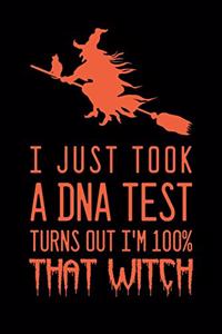 I just took a dna test turns out i'm 100% that witch