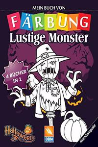 Lustige Monster - 4 bücher in 1 - Nachtausgabe