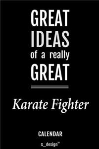 Calendar for Karate Fighters / Karate Fighter