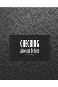 Checking account ledger - Large version