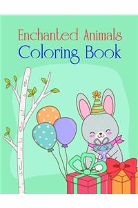 Enchanted Animals Coloring Book