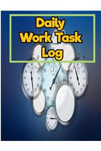 Daily Work Task Log