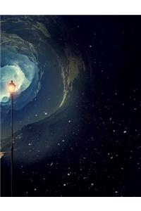 Astronomy Notebook Large Size 8.5 X 11 Ruled 150 Pages Softcover