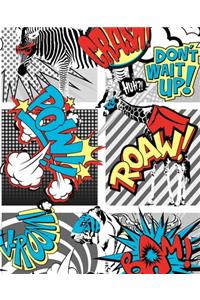 Animal Comic Strip Notebook