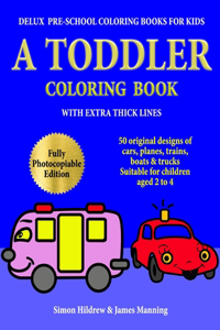 Delux Pre-school Coloring Books for Kids