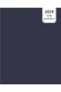 2019 Weekly Splendid Planner, Weekly & Monthly 12 Months, January - December 2019