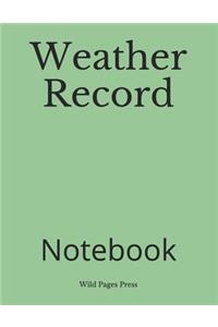Weather Record