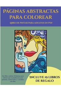 Libro de pintar para adultos en PDF (Páginas abstractas para colorear)