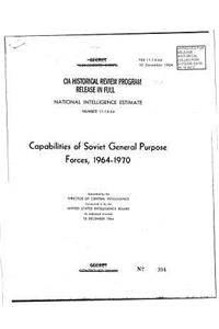 Capabilities of Soviet General Purpose Forces, 1964-1970