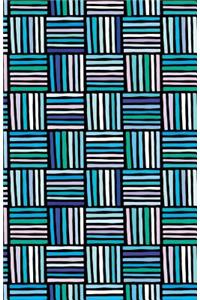 Journal Notebook Criss Cross Grids Blues