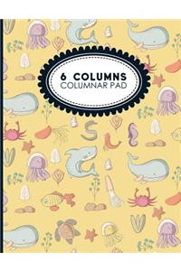 6 Columns Columnar Pad