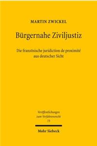 Bürgernahe Ziviljustiz: Die französische juridiction de proximité aus deutscher Sicht