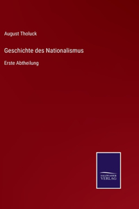 Geschichte des Nationalismus