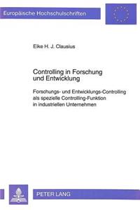 Controlling in Forschung und Entwicklung