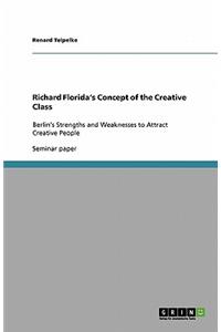 Richard Florida's Concept of the Creative Class