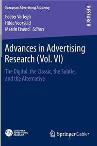 Advances in Advertising Research (Vol. VI)