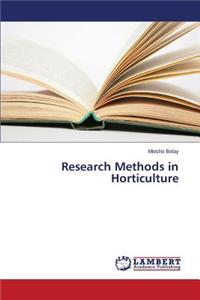 Research Methods in Horticulture