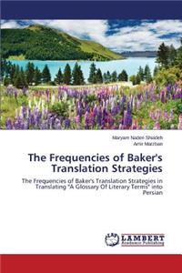 Frequencies of Baker's Translation Strategies
