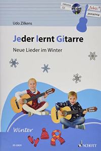 JEDER LERNT GITARRE NEUE LIEDER IM WINTE