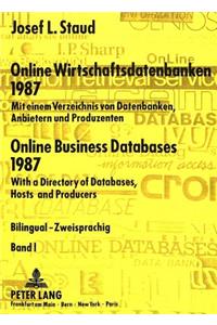 Online Wirtschaftsdatenbanken 1987- Online Business Databases 1987