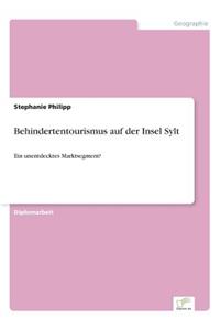 Behindertentourismus auf der Insel Sylt