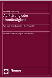 Aufklarung Oder Unmundigkeit