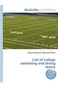 List of College Swimming and Diving Teams