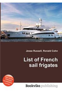 List of French Sail Frigates