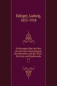 Vorlesungen uber den Bau der nervosen Zentralorgane des Menschen und der Tiere