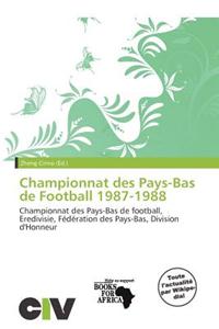 Championnat Des Pays-Bas de Football 1987-1988