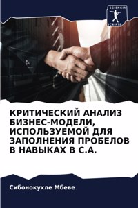 КРИТИЧЕСКИЙ АНАЛИЗ БИЗНЕС-МОДЕЛИ, ИСПОЛЬЗ